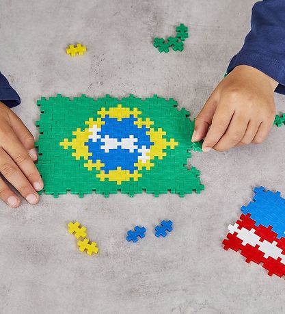 Apprendre à construire Plus-Plus - 700 pces - Drapeaux du monde Apprendre à construire Plus-Plus - 700 pces - Drapeaux du monde