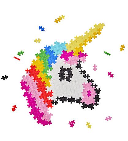Plus-Plus Puzzle Town Number - 250 pcs - Unicorn Plus-Plus Puzzle Town Number - 250 pcs - Unicorn