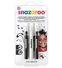 Snazaroo Face Paint - Brush paint - 3 pcs - Black/White Snazaroo Face Paint - Brush paint - 3 pcs - Black/White