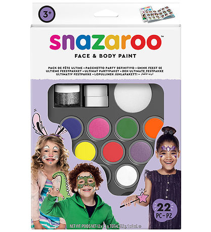 Snazaroo Face Paint - 22 Parts - Party Snazaroo Face Paint - 22 Parts - Party