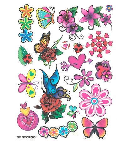 Snazaroo Tattoos - 20 pcs - Spring