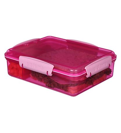 Boîte à Repas Sistema - Snack Attack Duo - 975 ml - Rose Boîte à Repas Sistema - Snack Attack Duo - 975 ml - Rose