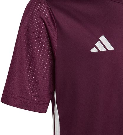 adidas Performance T-shirt - TABLE 23 - Bordeaux/White