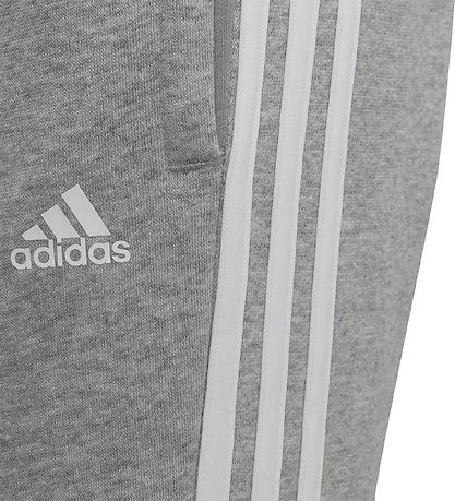 adidas Performance Sweatpants - LK 3S - Grey/White adidas Performance Sweatpants - LK 3S - Grey/White