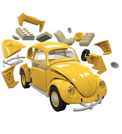 Airfix Set - QUICKBUILD - VW Beetle J6023 - 36 Parts - Yellow