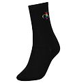 Calvin Klein Socks - Rib - Pride - Black w. Logo Calvin Klein Socks - Rib - Pride - Black w. Logo