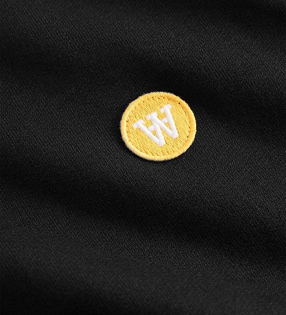 Wood Wood Kapuzenpullover - Ian - Black