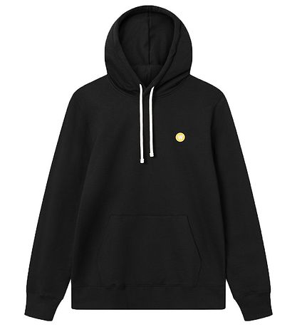 Wood Wood Kapuzenpullover - Ian - Black