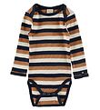 Smallstuff Bodysuit æ/s - Navy/Rosehip Striped Smallstuff Bodysuit æ/s - Navy/Rosehip Striped