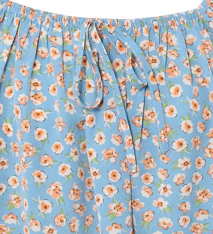Hound Blússa - Flower - Sky Blue