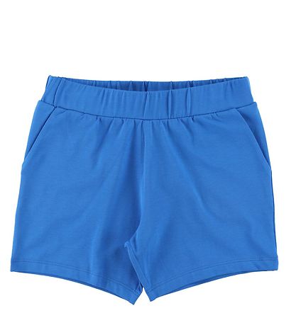 Moncler T-Shirt/Shorts - Blau/Weiß m. Print