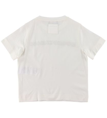 Emporio Armani T-shirt - White w. Embroidery