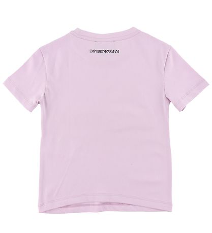 Emporio Armani T-shirt - Light Purple w. Embroidery
