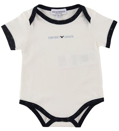 Emporio Armani Bodysuits s/s - 2-Pack - Aquile Blu Emporio Armani Bodysuits s/s - 2-Pack - Aquile Blu