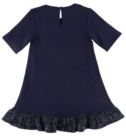 Emporio Armani Sweat Dress - Blu Mora w. Rhinestone