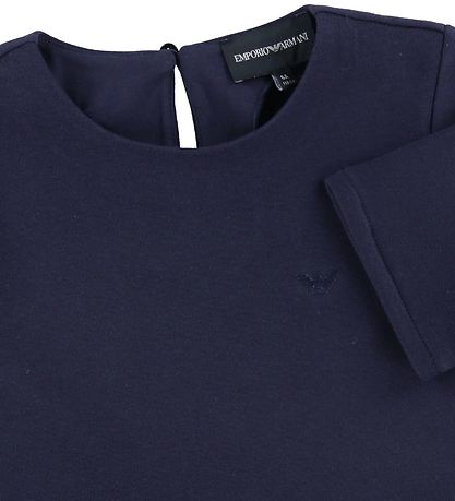 Emporio Armani Sweat Dress - Blu Mora w. Rhinestone