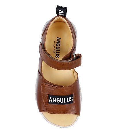 Angulus Sandal - Cognac w. Logo tape