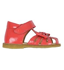 Angulus Prewalker Sandals - Coral w. Self Angulus Prewalker Sandals - Coral w. Self