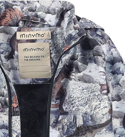 Minymo Lightweight Jacket - Blue Nights w. Dinosaurs Minymo Lightweight Jacket - Blue Nights w. Dinosaurs