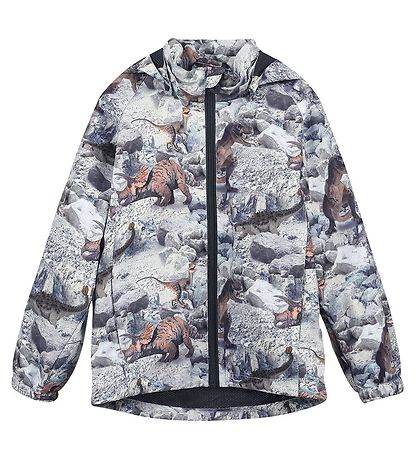Minymo Lightweight Jacket - Blue Nights w. Dinosaurs Minymo Lightweight Jacket - Blue Nights w. Dinosaurs