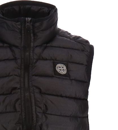 Stone Island Down Vest - Black