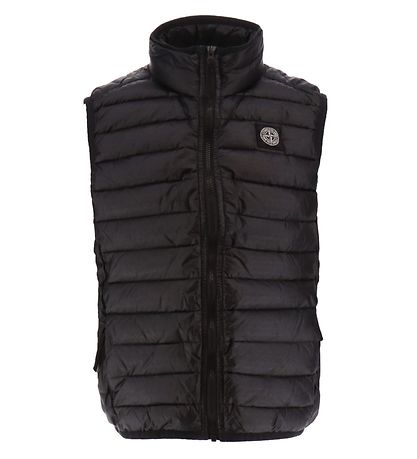 Stone Island Down Vest - Black