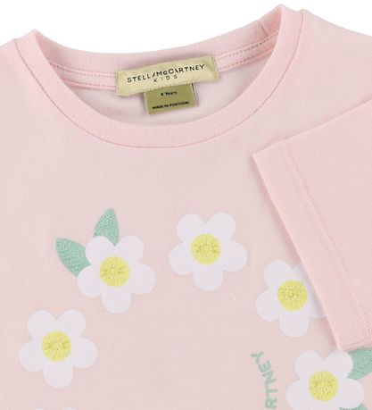 Stella McCartney Kids T-shirt - Pink w. Flowers