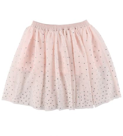 Stella McCartney Kids 얇은 명주 치마 - 핑크 포함 스팽글