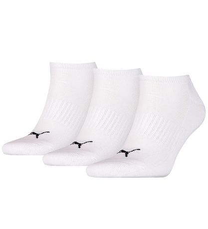 Puma Ankle Socks - 3-Pack - White Puma Ankle Socks - 3-Pack - White
