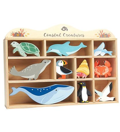 Tender Leaf Wooden Toy - Sea animals - Multicolour Tender Leaf Wooden Toy - Sea animals - Multicolour