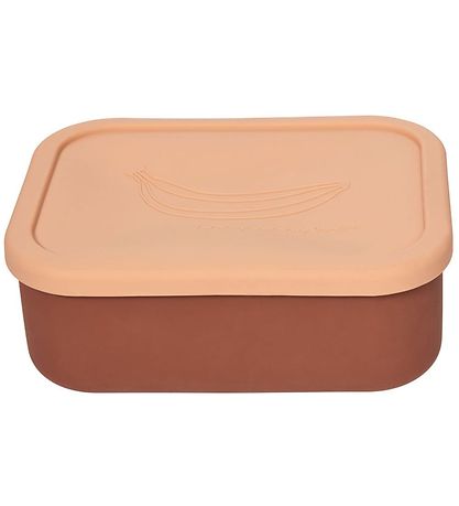 OYOY Lunchbox - Yummy+ - Large - Powder/Sienna OYOY Lunchbox - Yummy+ - Large - Powder/Sienna