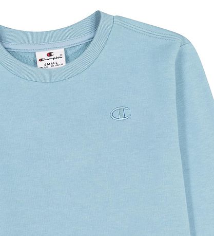 Champion Fashion Peysa - Crewneck - Ljósblár