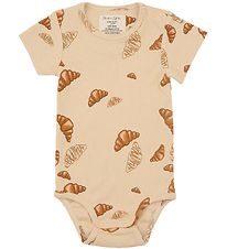 VACVAC Bodysuit s/s - Rib - Kurt - BIG Croissant - Beige VACVAC Bodysuit s/s - Rib - Kurt - BIG Croissant - Beige