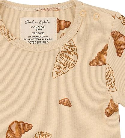 Body m/c VACVAC - Rib - Kurt - BIG Croissant - Beige