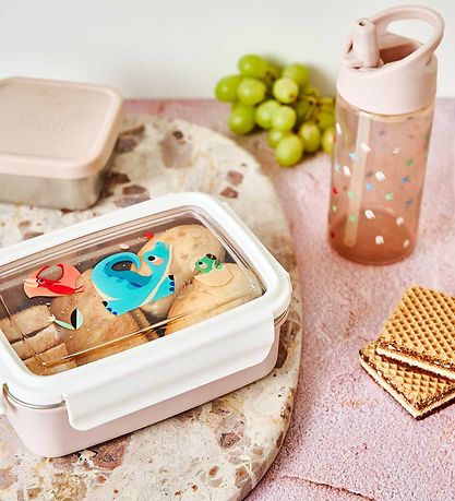 Petit Monkey Broodtrommel - Dinosaur - Linnen Petit Monkey Broodtrommel - Dinosaur - Linnen