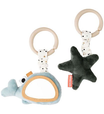 Done by Deer Clip Toy - 2-Pack - Wally - Blue Done by Deer Clip Toy - 2-Pack - Wally - Blue