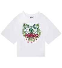 Kenzo T-shirt - White w. Tiger Kenzo T-shirt - White w. Tiger