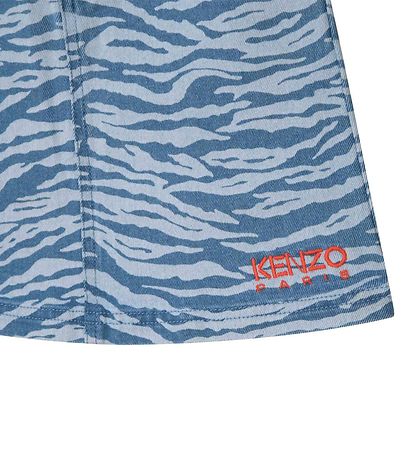 Jupe Kenzo - Denim - Bleu Clair av. Rayures de tigre Jupe Kenzo - Denim - Bleu Clair av. Rayures de tigre