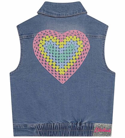 Billieblush Denim Gilet - Double Stone+Bleach Billieblush Denim Gilet - Double Stone+Bleach
