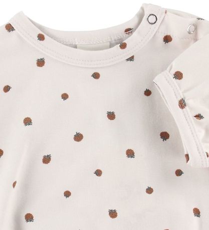 Smallstuff Summer Romper - Strawberry - White/Rosehip