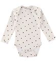 Smallstuff Bodysuit l/s - Strawberry - White/Rosehip