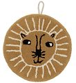 OYOY Tapestry - Ø28 cm - Lion - Caramel OYOY Tapestry - Ø28 cm - Lion - Caramel