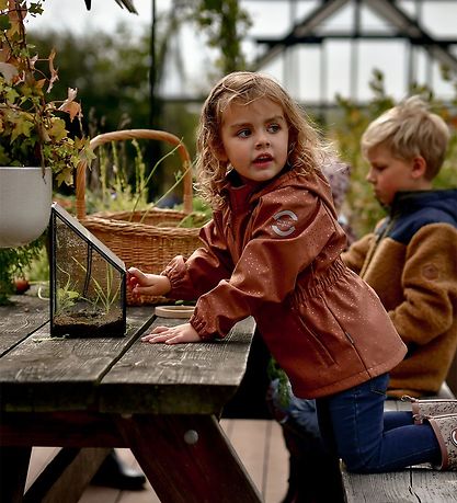 Veste softshell av. Polaire Mikk-Line - Recyclé - Russet av. Poi Veste softshell av. Polaire Mikk-Line - Recyclé - Russet av. Poi