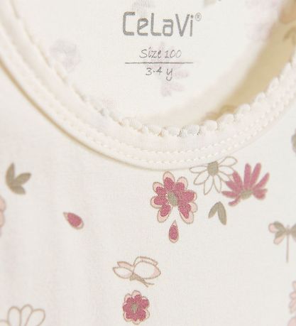 CeLaVi Nattkjole - AOP - Rose Cloud