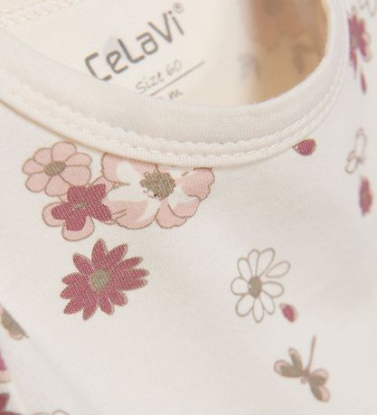 CeLaVi Bodysuit s/s - AOP - Rose Cloud