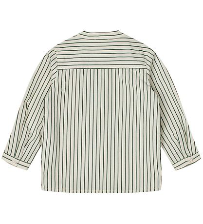 Liewood Shirt - Austin - Garden Green/Creme De La Creme