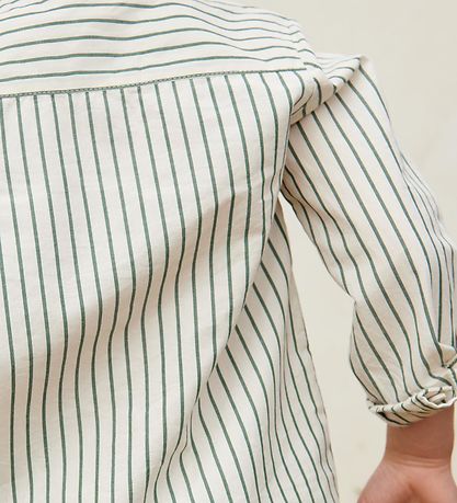 Liewood Shirt - Austin - Garden Green/Creme De La Creme