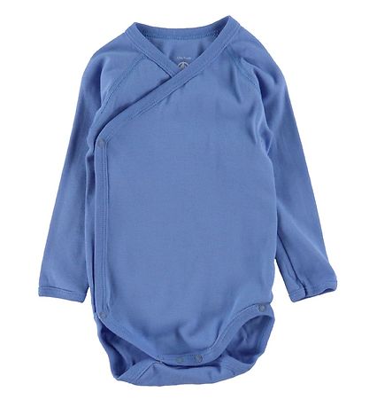Petit Bateau Bodysuit l/s - 3-Pack - Blue/White
