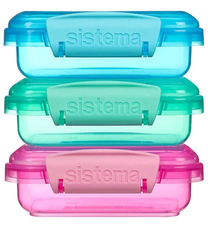 Boîtes à Repas Sistema - Paniers-repas - 3 Pack - 200 ml - Multi Boîtes à Repas Sistema - Paniers-repas - 3 Pack - 200 ml - Multi
