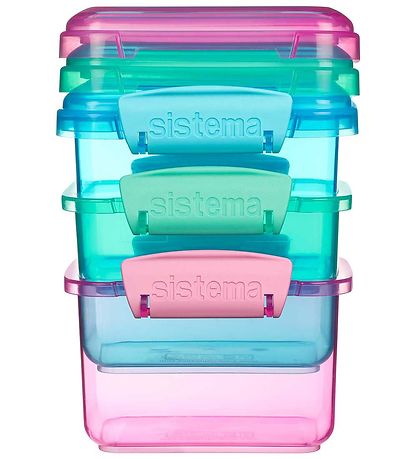 Boîtes à Repas Sistema - Paniers-repas - 3 Pack - 400 ml - Multi Boîtes à Repas Sistema - Paniers-repas - 3 Pack - 400 ml - Multi